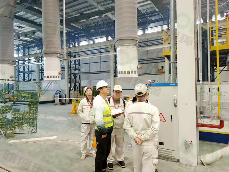 路博環保整體通風除塵控溫系統竣工